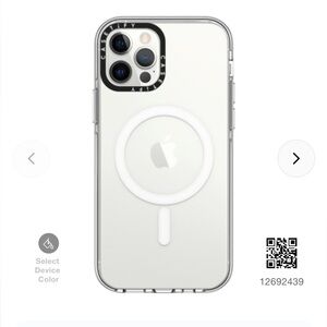Casetify Clear MagSafe Compatible IPhone 12/12 Pro Case